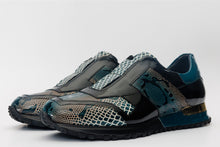 Load image into Gallery viewer, The Milano Snk Green Leather Men Sneaker