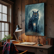 Load image into Gallery viewer, Owl Double Exposure Wall Art II