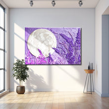 Load image into Gallery viewer, 3D Lavander Moon Wall Art