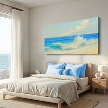 Load image into Gallery viewer, Serene Ocean Wave Coastal Wall Art XIII