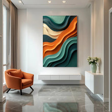 Load image into Gallery viewer, Wave Abstract Wall Art