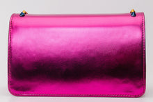 Load image into Gallery viewer, The Caris Fuchsia Leather Handbag