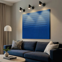 Load image into Gallery viewer, Minimalist Blue Gradient Abstract Wall Art