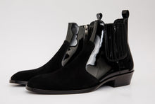 Load image into Gallery viewer, The Sorhag Black Suede Leather Dress Men Boot