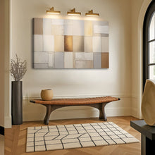 Load image into Gallery viewer, Earth Tones Patchwork Geometric Wall Art