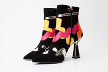 Load image into Gallery viewer, The Tario Black Suede Leather Ankle Women Boot