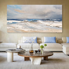 Load image into Gallery viewer, Serene Ocean Wave Coastal Wall Art IX