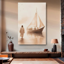 Load image into Gallery viewer, Jesus Christ Walking On Water Faith Wall Art VIII