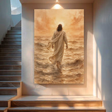 Load image into Gallery viewer, Jesus Christ Walking On Water Faith Wall Art VI