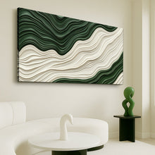 Load image into Gallery viewer, Green Rivers Abstract Wall Art VIII