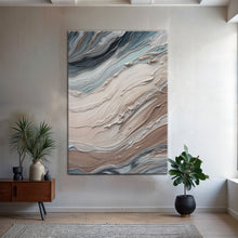 Load image into Gallery viewer, Earth Tone Swirls Wall Art