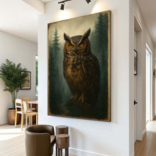 Load image into Gallery viewer, Watcher Of The Woods Owl Wall Art