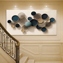 Load image into Gallery viewer, Lotus Leaf Abstract Wall Art