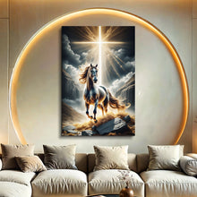 Load image into Gallery viewer, 3D Horse Faith Wall Art II