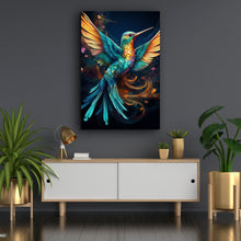 Load image into Gallery viewer, Humming Bird Abstract Wall Art II