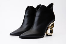 Load image into Gallery viewer, The Abriel Black Leather Ankle Women Boot