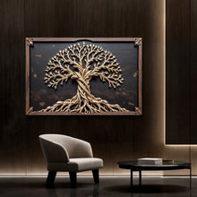 Load image into Gallery viewer, 3D Celtic Tree of Life Wall Art III