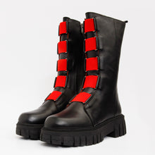 Load image into Gallery viewer, The Mardin Black Leather Women Boot Final Sale!