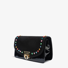 Load image into Gallery viewer, The Caris Black Leather Handbag