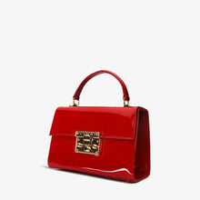 Load image into Gallery viewer, The Ege Red Patent Leather Handbag