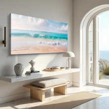 Load image into Gallery viewer, Serene Ocean Wave Coastal Wall Art XII