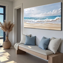 Load image into Gallery viewer, Serene Ocean Wave Coastal Wall Art VII