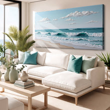 Load image into Gallery viewer, Serene Ocean Wave Coastal Wall Art XI
