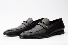 Load image into Gallery viewer, The Acerra Black Leather Loafer Men Shoe Final Sale!