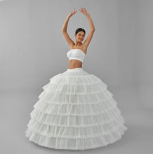 Load image into Gallery viewer, Simple Wedding Dresses Ball Gown Crinoline Skirt -Quinceanera Petticoat Skirt