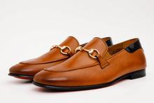 Load image into Gallery viewer, The Maratea Brown Leather shoe Bit Loafer Men Shoe