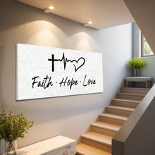 Load image into Gallery viewer, Faith, Hope, Love Faith Wall Art II