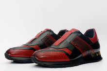 Load image into Gallery viewer, The Milano Snk Red Leather Men Sneaker