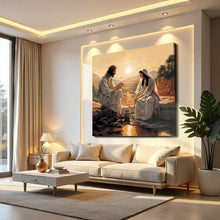 Load image into Gallery viewer, Samaritan at the Well Faith Wall Art III