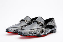 Load image into Gallery viewer, The Milano Black/White Shoe Bit Loafer Men  shoe