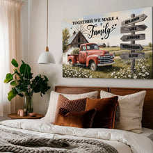 Load image into Gallery viewer, Personalized Family Farmhouse Old Truck Wall Art