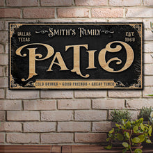 Load image into Gallery viewer, Personalized Patio Sign II
