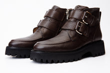 Load image into Gallery viewer, The Harry Brown Leather Double Monk Ankle Women Boot Final Sale!