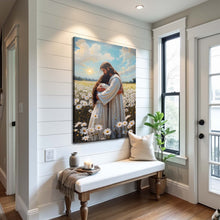 Load image into Gallery viewer, Jesus Hugging Woman Faith Wall Art