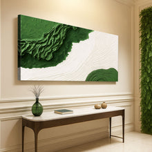 Load image into Gallery viewer, Green Rivers Abstract Wall Art IX