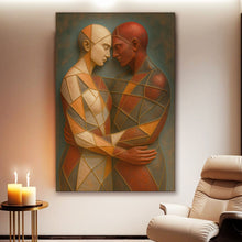 Load image into Gallery viewer, Embrace of Geometry Abstract Wall Art III