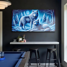 Load image into Gallery viewer, 3D Wolves Wall Art II
