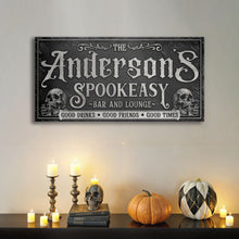 Load image into Gallery viewer, Personalized Spookeasy Bar Sign II