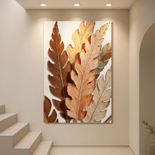 Load image into Gallery viewer, Abstract Autum Leaves Wall Art