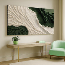 Load image into Gallery viewer, Green Rivers Abstract Wall Art XI