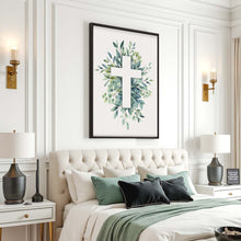 Load image into Gallery viewer, Evergreen Cross Faith Wall Art