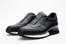 Load image into Gallery viewer, The Mugla Navy Snk Leather Men Sneaker Final Sale!