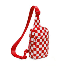 Load image into Gallery viewer, Waterproof Plaid Crossbody Bag - Lightweight Travel Sling Bag for Women &amp; Men