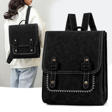 Load image into Gallery viewer, Korean-Style Women's Backpack - PU Leather Fashion Backpack with Multiple Pockets | Sarah Express