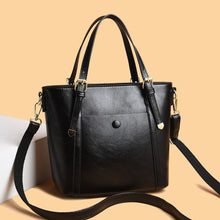 Load image into Gallery viewer, Minimalist PU Leather Shoulder Tote Bag