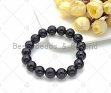 Load image into Gallery viewer, Natural Black Onyx Stretchy Bracelet, U1088